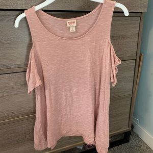 mossimo cold shoulder top